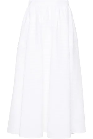 Msgm Seersucker-embellished skirt