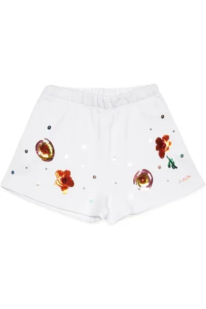 Marni Sequinned fleece shorts
