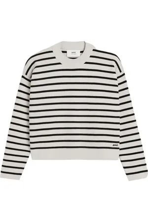 Ami Horizontal-stripe jumper