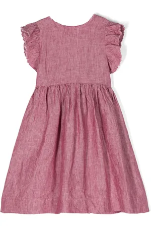 Il gufo Sleeveless linen dress