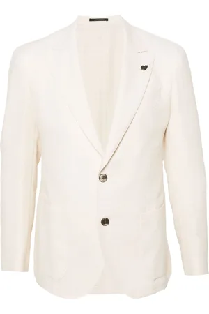 GABRIELE PASINI Textured single-breasted blazer