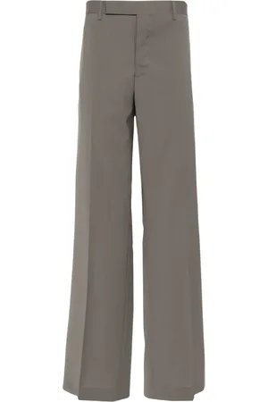 Rick Owens Dietrich pressed-crease trousers