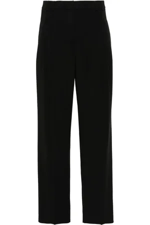 Patrizia Pepe Pleat-detail straight-leg trousers