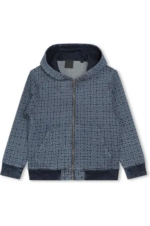 Givenchy 4G knitted zip-up hoodie
