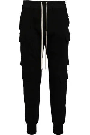 Rick Owens Mastodon Cargo cotton track pants