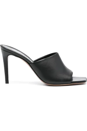 PARIS TEXAS 95mm leather mules