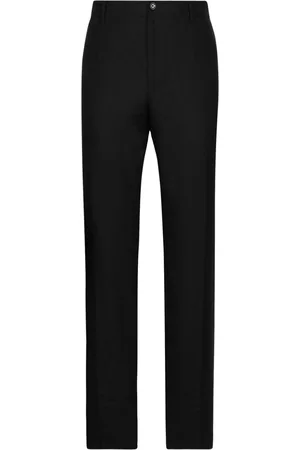 Dolce & Gabbana Straight-leg linen trousers