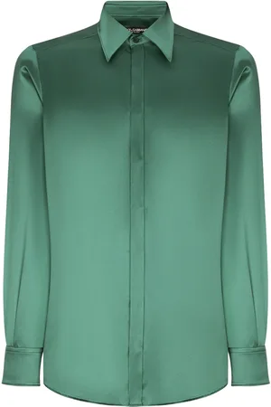 Dolce & Gabbana Point-collar silk shirt