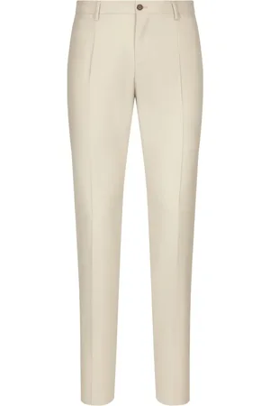 Dolce & Gabbana Tailored-cut virgin wool trousers