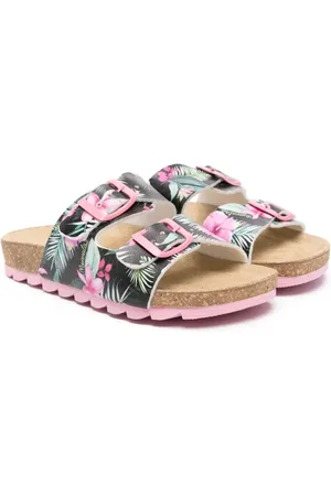 MONNALISA Floral-print slides