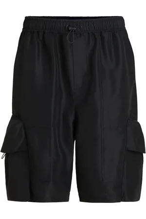 Karl Lagerfeld Logo-appliqué cargo shorts