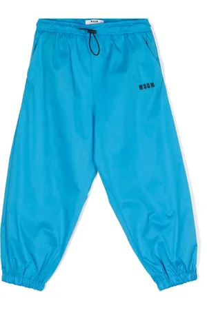 Msgm Logo-embroidered track pants