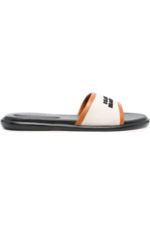 Isabel Marant Logo-embroidered leather sandals