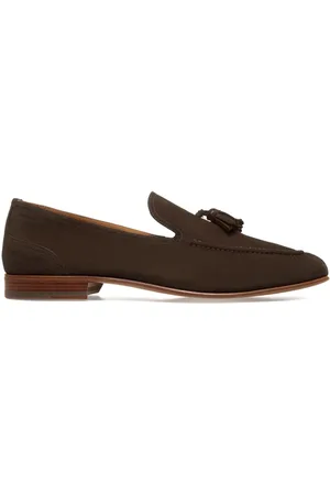 Bally Suisse Loafer in Suede Leather wide foot morphology
