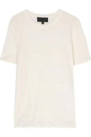 NILI LOTAN Kimena fine-knit T-shirt