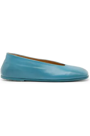 MARSÈLL Spatolona leather ballerina shoes