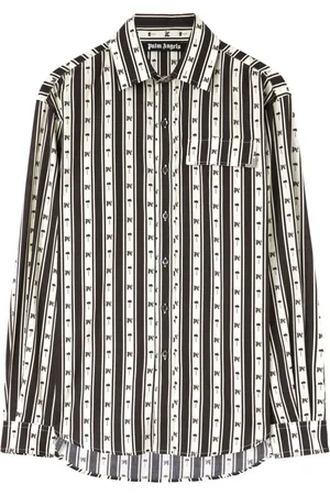 Palm Angels Palm tree striped shirt