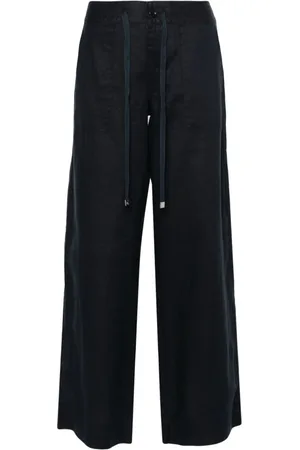 Straight & Fringe Pants - linen - women - 109 products