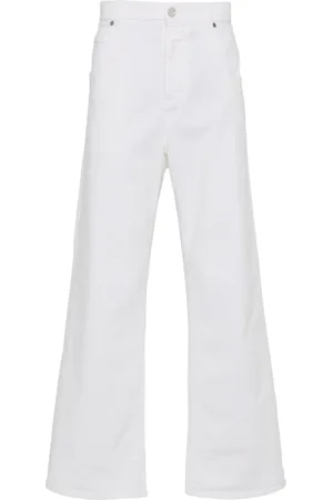 Etro Pegaso-embroidery straight-leg jeans