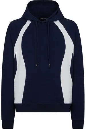 Dsquared2 Panelled logo-print hoodie