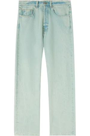 Palm Angels Overdyed wide-leg jeans