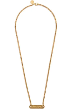 Palm Angels Logo-engraved necklace