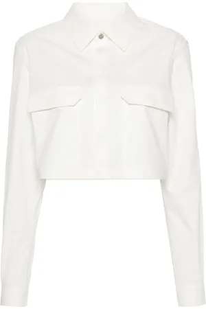 Rick Owens Cropped cotton shirt