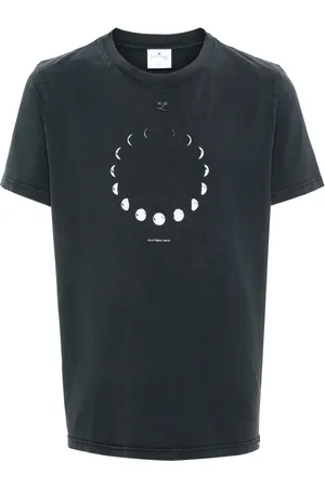 Courrèges Logo-patch cotton T-shirt