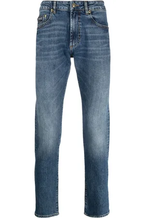 Barocco Jacquard Slim-Fit Jeans