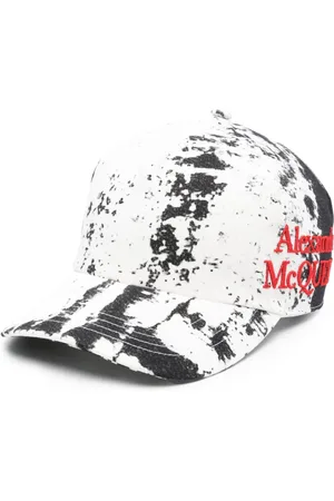 Alexander McQueen Abstract-print cotton hat