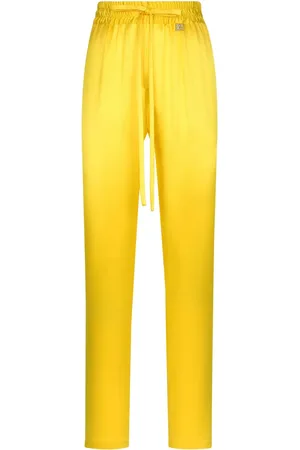 Dolce & Gabbana Straight-leg silk trousers