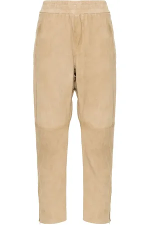 Golden Goose Slim-fit suede trousers