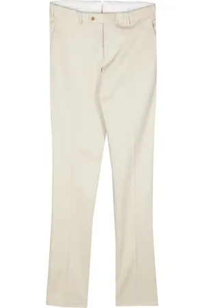 LUIGI BIANCHI MANTOVA Cotton chino trousers