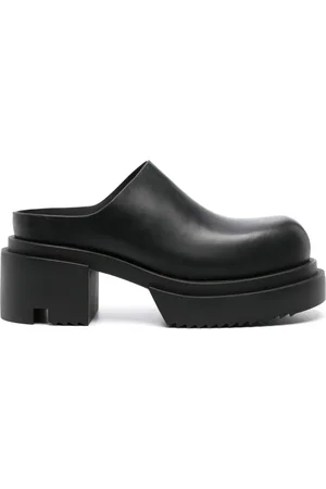 Rick Owens Bogun chunky leather slippers