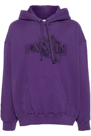 Lanvin X Future logo-print cotton hoodie