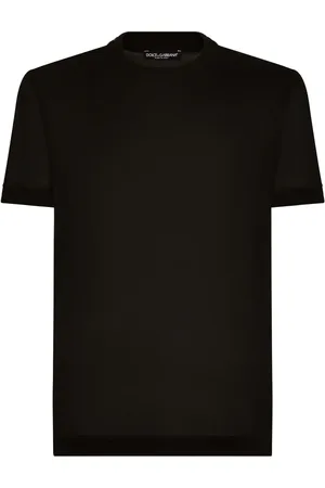 Dolce & Gabbana Crew-neck silk T-shirt