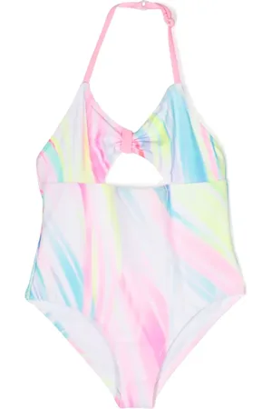 Billieblush Abstract-print swimsuit