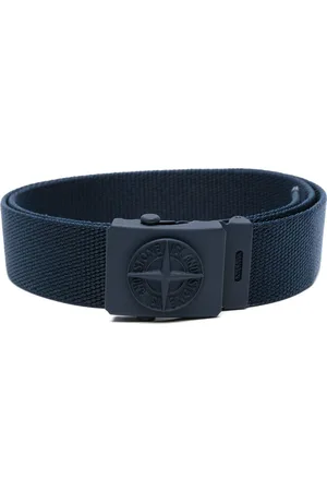 Stone Island Compass-buckle interwoven belt