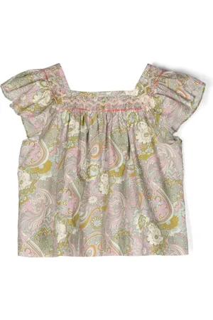 BONPOINT Floral-print cotton blouse