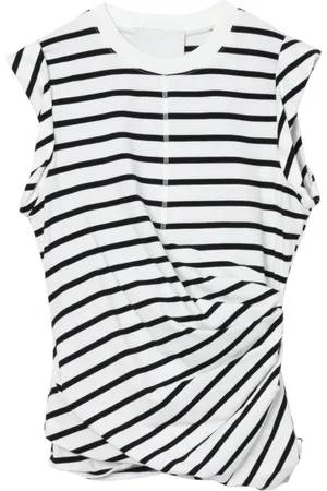 3.1 Phillip Lim Draped striped tank top