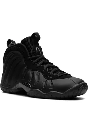 Nike Little Posite One GS "Triple " high-top sneakers