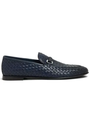 Neil Barrett Interwoven leather loafers