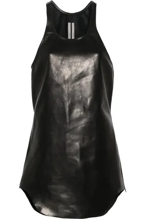 Rick Owens Sleeveless leather top
