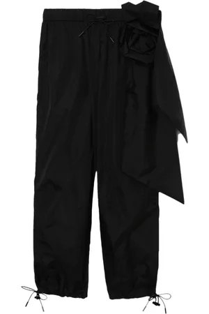 Simone Rocha Bow-detail straight-leg trousers