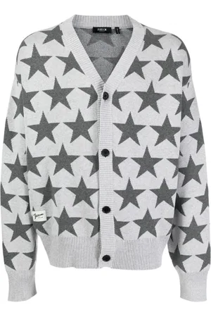 FIVE CM Star intarsia-knit cardigan