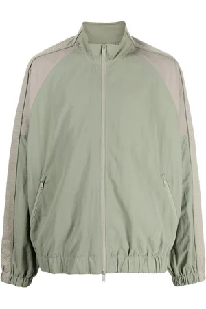 FIVE CM Panelled high-neck jacket