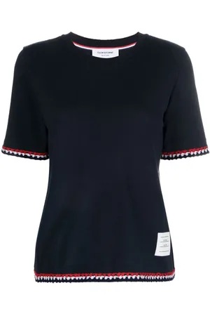 Thom Browne RWB-stripe cotton T-shirt