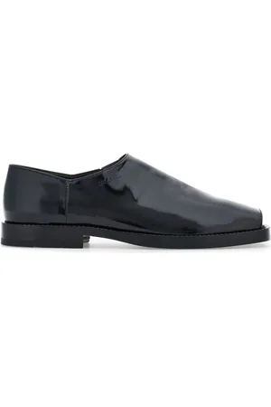 Salvatore Ferragamo Open-toe leather loafers