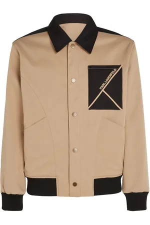 Karl Lagerfeld Colour-block reversible bomber jacket