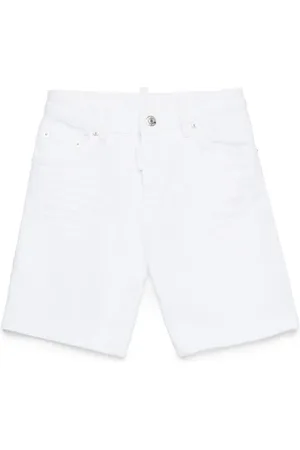 Dsquared2 Mid-rise denim shorts